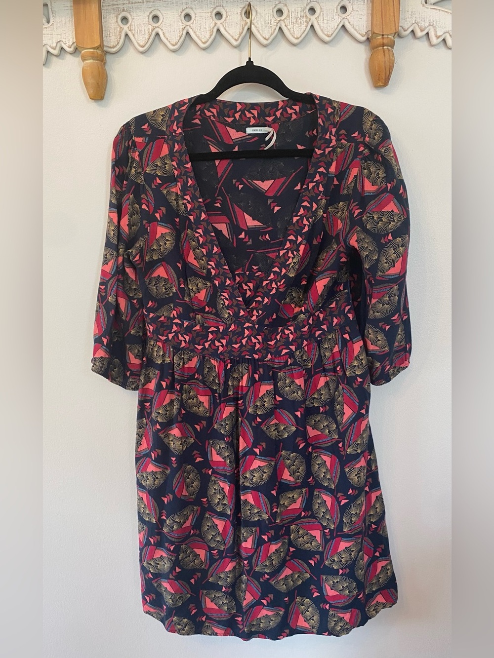 Kimchi Blue from Urban Outfitters Dress with Leaf Print